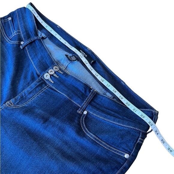 Torrid denim skinny jeans dark wash denim plus size 26 petite - Picture 9 of 12